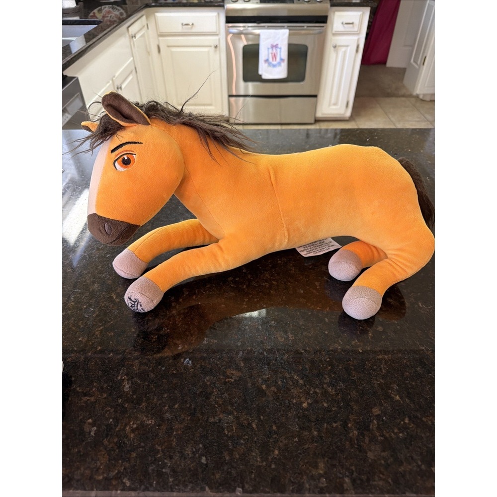 DreamWorks Spirit Untamed Riding Free Horse Plush Stuffed Animal Pillow 17" Long